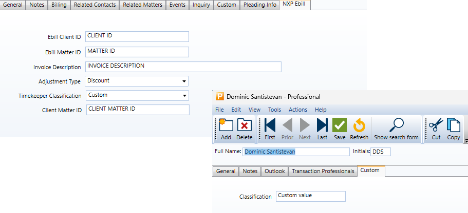 Universal LEDES 1998B E-Bill – image 1